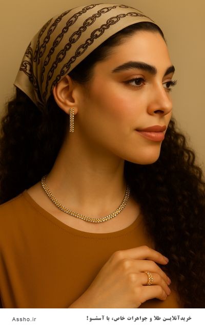 ست انگشتر و دستبند رولکس زنانه دو رنگ	